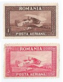 |Romania, LP 80/1928, C. Raiu - Posta aeriana, filig. orizontal, deparaiate, MLH, Nestampilat