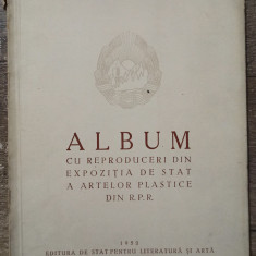 Album cu reproduceri din expozitia de stat a artelor plastice din RPR 1952