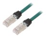 Cablu Patch Cord PANDUIT S/FTP Verde 3m Cat 6a ecranat UTP/STP LSZH Mufa RJ45 26AWG