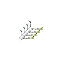 Set 4 swingere cu tija, contragreutate si mufa jack pentru conectare avertizor