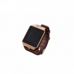 Ceas Smartwatch KMAX S1, ceas cu functie telefon, SIM card, MicroSD, Camera foto/video, display 1.54&amp;quot;, Gold foto