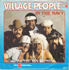 Village People - In The Navy (1979, Metronome) Disc vinil single 7&amp;quot; foto