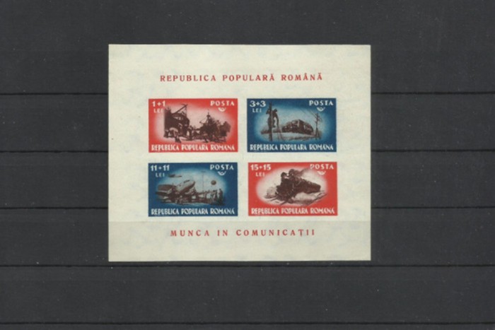 Romania MNH 1948 - Munca in Comunicatii - LP 246