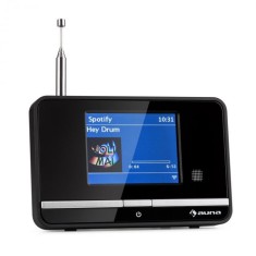 Auna IADAPT 320, adaptor de radio prin internet, wlan, dab / dab +, fm / am, display tft, negru foto