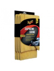 Set 3 lavete indepartare polish Meguiar&#039;s Supreme Shine Microfibre 40&times;63 cm 3 buc