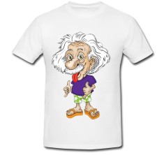 Tricou &amp;quot; Albert Einstein - physics caricature &amp;quot; foto