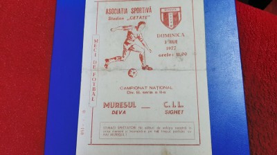 program Muresul Deva - CIL Sighet foto