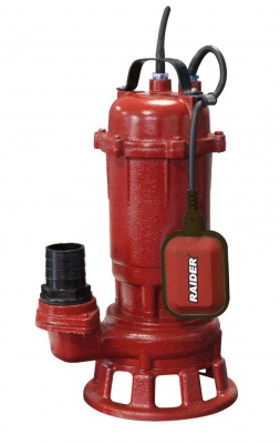 Pompa submersibila pentru apa murdara RD-CAWP56, 1.1 kW, 18000 l / h, inaltime maxima de refulare 13 m, Raider Garden Tools 070163 foto