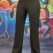 G789-1 Pantaloni lungi casual model evazat din material reiat