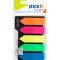 Stick Index Plastic Transparent Color 42 X 12 Mm, 5 X 25 File/set, Stick&quot;n - 5 Culori Neon - Sageata