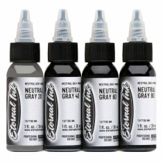 Tusuri Gri - ETERNAL 30ml - Neutral Gray Opaque (Tus de desen) Neutrat Set - 4x30ml