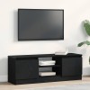 VidaXL Dulap TV Stejar Negru 102x30x36 cm Lemn prelucrat 862433