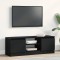 vidaXL Dulap TV Stejar Negru 102x30x36 cm Lemn prelucrat 862433