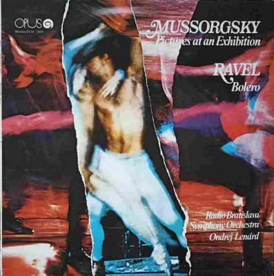 Disc vinil, LP. PICTURES AT AN EXHIBITION. BOLERO-MUSSORGSKY, RAVEL foto