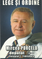 Romania, Mircea Purceld, calendar electoral de buzunar, 2009 foto
