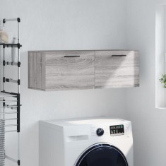 vidaXL Dulap de perete, gri sonoma, 100x36,5x35 cm, lemn prelucrat