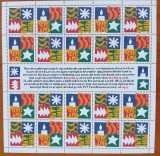 TARILE de JOS/OLANDA -1994-'' SARBATORI DE IARNA-AN NOU''- COLITA -Format mare-MNH NESTAMP. -Calitate EXTRA