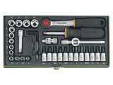 Set Chei Tubulare Crom-Vanadium 36 Buc.