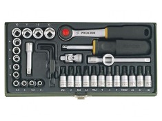 Set Chei Tubulare Crom-Vanadium 36 Buc.