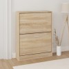 VidaXL Pantofar, stejar, 59x17x81 cm, lemn prelucrat 342535
