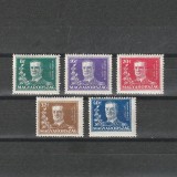 Korm&aacute;nyz&oacute;i 10 &Eacute;vfordul&oacute; (Aniversare 10 ani de Conducere) LP492-496 Ungaria 1930