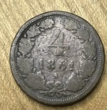 MNDSTR4 AUT AUSTROUNGARIA 4 Kreuzer 1864 A