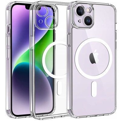 Co2 Caz Magnetic Caz Clar Armat Pentru Magsafe Iphone 14 Plus foto
