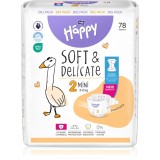 Bella Baby Happy Soft&amp;Delicate Size 2 Mini scutece de unică folosință 3-6 kg 78 buc