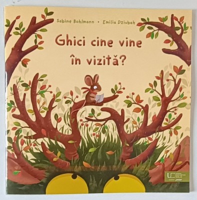 GHICI CINE VINE IN VIZITA? , ilustratii de EMILIA DZIUBAK , text de SABINE BOHLMANN , 2025 foto