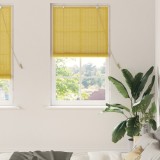 vidaXL Jaluzele și Rulouri pentru Fereastră Galben 90 x 220 cm Bambus