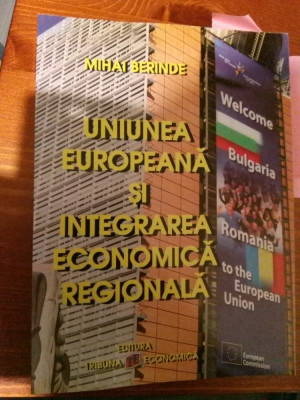 M. BERINDE - UNIUNEA EUROPEANA SI INTEGRAREA ECONOMICA REGIONALA - 2009, 337 p. foto