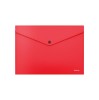 Mapa Ek Fizzy Classic rosie, format A4, cu buton