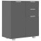 Dulap, gri extralucios, 71x35x80 cm, lemn prelucrat