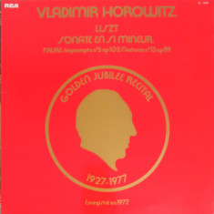 Disc vinil, LP. Golden Jubilee Recital, Sonate En Si Mineur. Impromptu Nr.5 Op 109. Nocturne Nr. 13 Op 119-Vladi