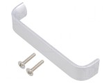 Suport aluminiu naturală 30mm H, 136mm L, 25mm W cu manetă