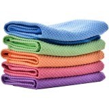 SMARTECH Lavete Microfibra Magice, Set 5 Bucati, 25x25cm, Multicolor, Curatare Universală, Absorbante, Reutilizabile