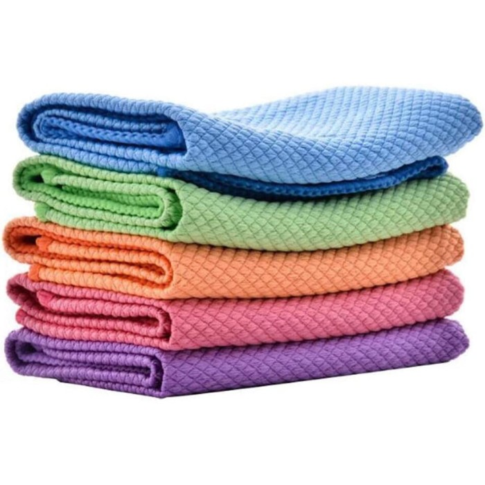 SMARTECH Lavete magice microfibra, set 5 bucati, 25x25cm, Multicolor