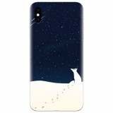Husa silicon pentru Apple Iphone XS, Winter Night