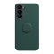 Husa soft liquid compatibila cu samsung galaxy s23 plus, interior cu piele alcantara, 360&Acirc;&deg; inel rotativ cu magnet auto, verde