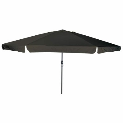 vidaXL Parasol de Grădină Negru 395 x 395 x 245 cm Poliester și oțel 42003642 foto