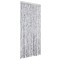 Perdea pentru insecte, alb si gri, 90x220 cm, Chenille