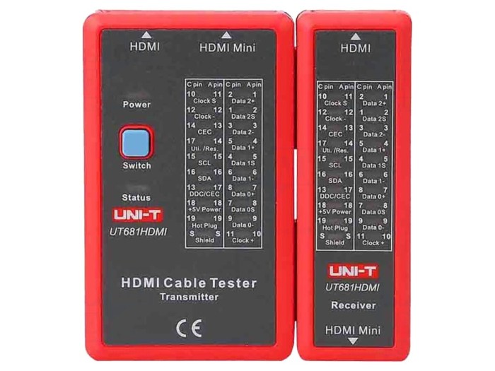 Cablu Tester LED HDMI și mini HDMI