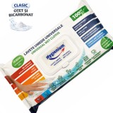 Cumpara ieftin Servetele umede cu otet si bicarbonat Hygienium, pachet XXL 100 de bucati