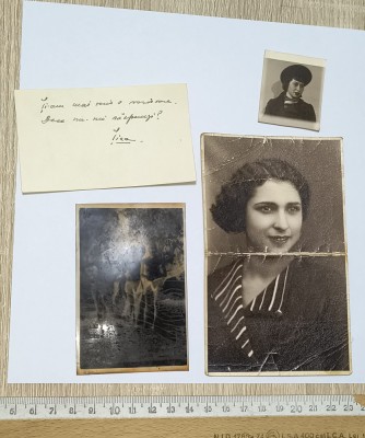 LOT 3 FOTOGRAVII VECHI ANII 30 / NEGATIV CELULOID -FOTO FRANCEZ GHEORGHIU BRAILA foto