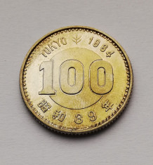 Japonia - 100 Yen 1964 - Olimpiada Tokio - Argint (L9) foto