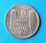 Moneda Franta 10 Franci 1947 - piesa circulata in stare foarte buna, Europa