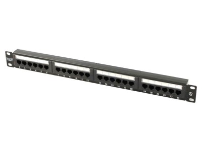 Patch panel RJ45 24 porturi, Cat 5e foto