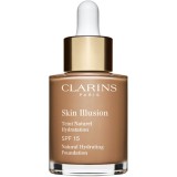 Cumpara ieftin Clarins Skin Illusion Natural Hydrating Foundation makeup radiant cu hidratare SPF 15 culoare 113C Chestnut 30 ml