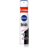 Nivea Black &amp; White Invisible Clear spray anti-perspirant pentru femei 200 ml