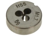Filieră M1,7 din oţel rapid HSS - 5mm, filet metric dreapta
